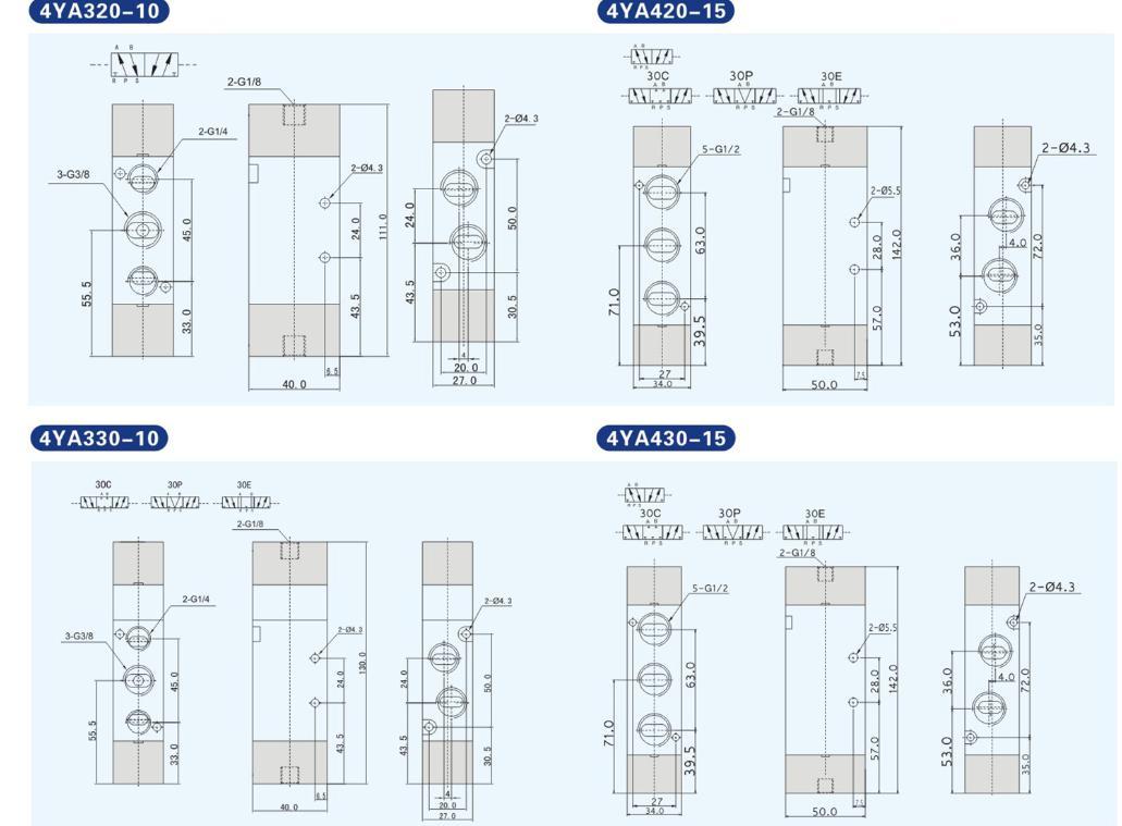 4A430p-15 Aluminum Alloy Solenoid Valve