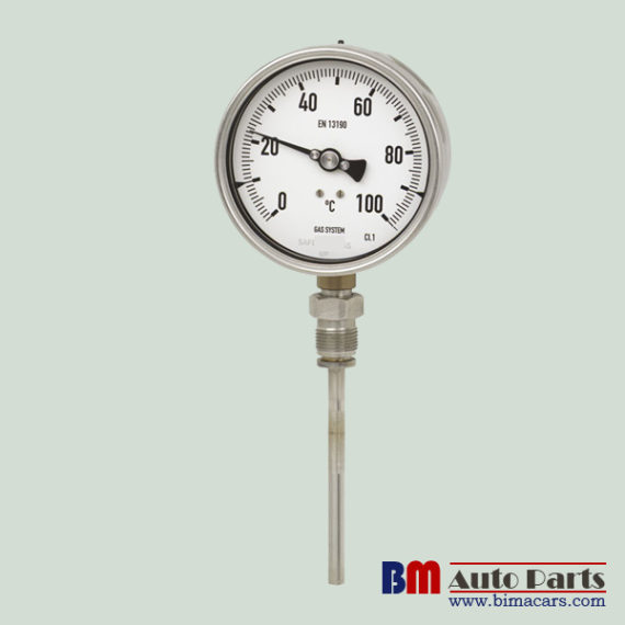 Gas-actuated thermometer